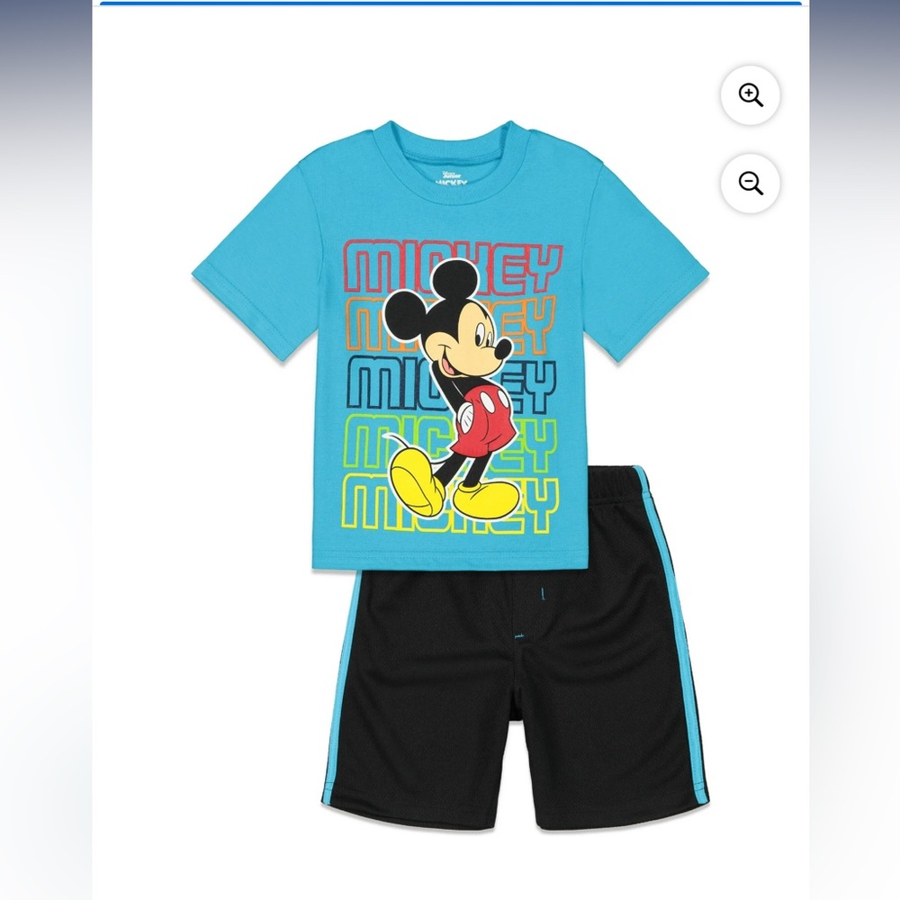 Mickey Mouse matching set size 5